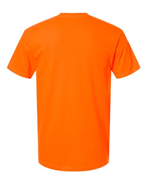Tultex 293 Heavyweight Jersey Pocket T-shirt - Safety Orange