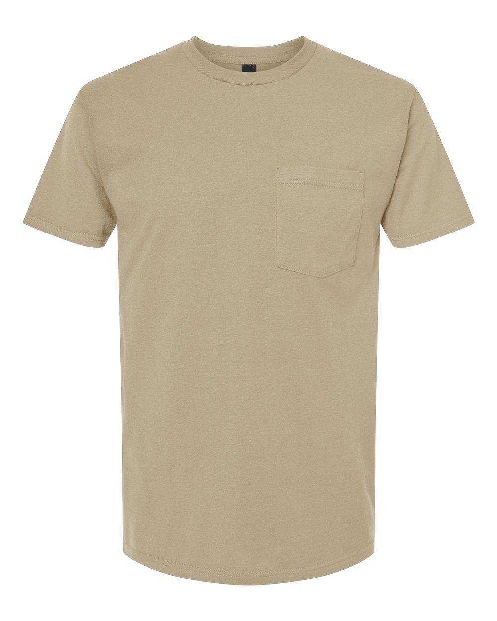 Tultex 293 Heavyweight Jersey Pocket T-shirt - Sand