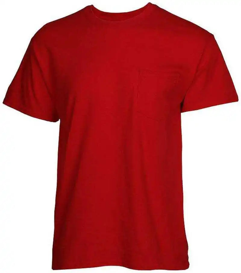 Tultex 293 Unisex Heavyweight Pocket t Shirt Red