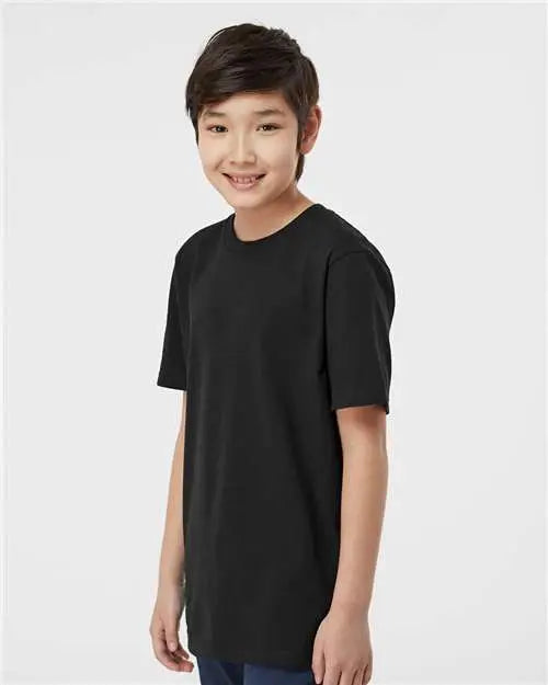 Tultex 295 Youth Heavyweight Jersey T-shirt - Black