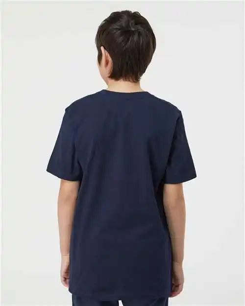 Tultex 295 Youth Heavyweight Jersey T-shirt - Navy