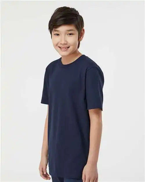Tultex 295 Youth Heavyweight Jersey T-shirt - Navy