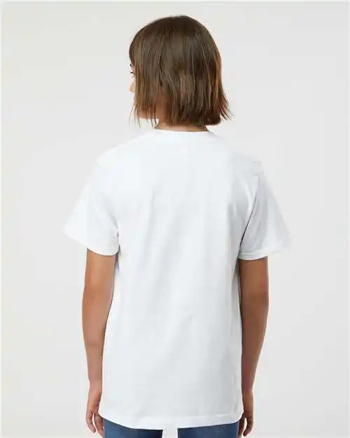 Tultex 295 Youth Heavyweight Jersey T-shirt - White