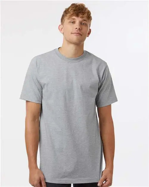 Tultex 299 Heavyweight Street T-shirt - Heather Grey