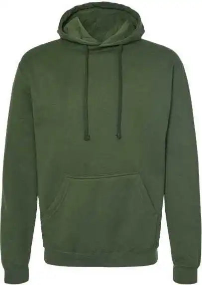 Tultex 320 Fleece Hooded Sweatshirt Military Green