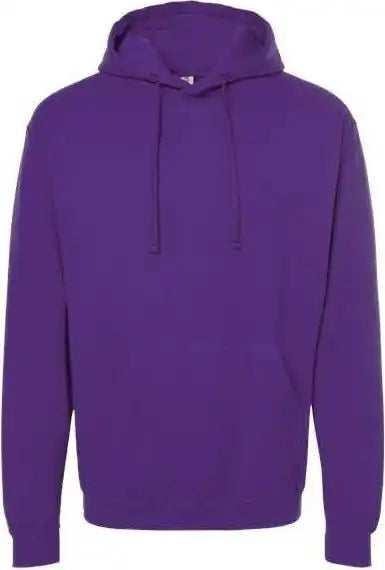 Tultex 320 Fleece Hooded Sweatshirt - Purple