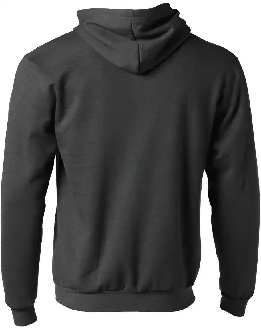 Tultex 320 Unisex Fleece Hooded Sweatshirt Heather Charcoal