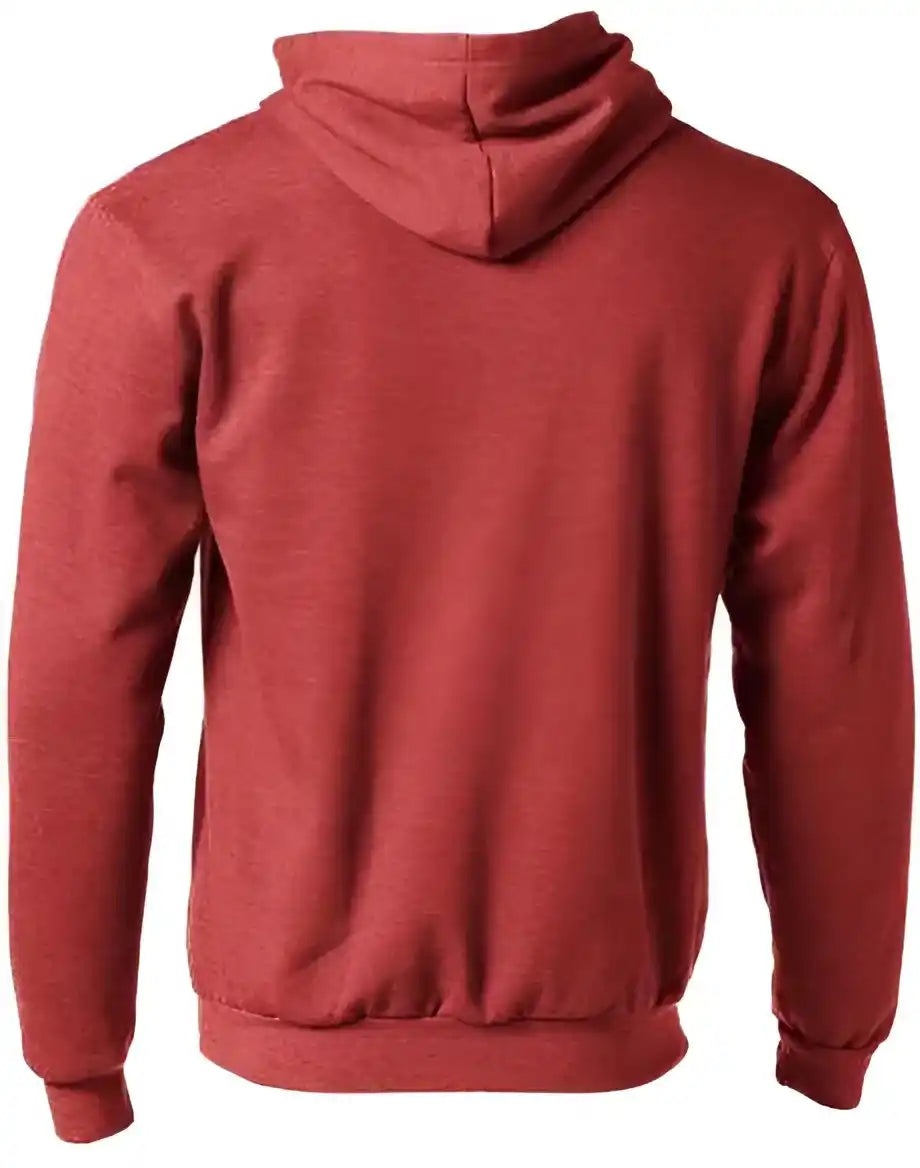 Tultex 320 Unisex Fleece Hooded Sweatshirt Heather Red