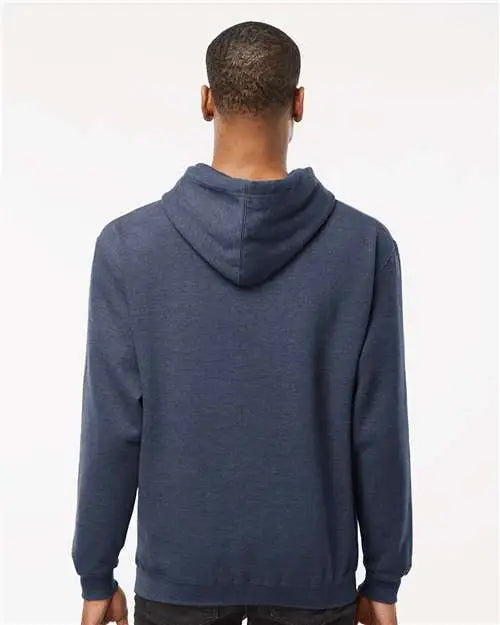 Tultex 320m Fleece Hooded Sweatshirt - 320 - Heather Denim
