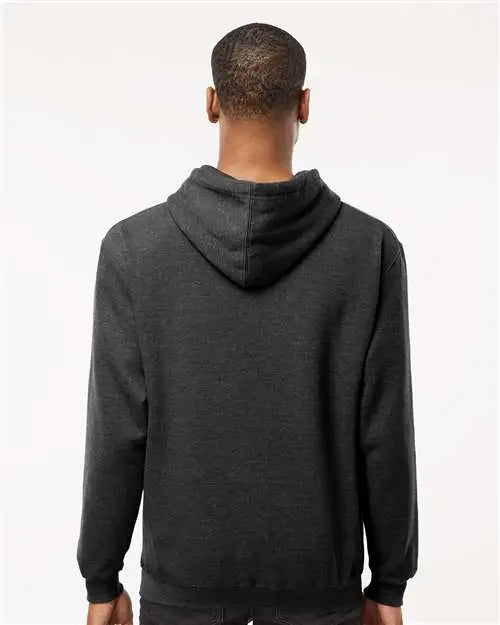 Tultex 320m Fleece Hooded Sweatshirt - 320 - Heather Graphite