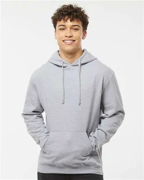 Tultex 320m Fleece Hooded Sweatshirt - 320 - Heather Gray