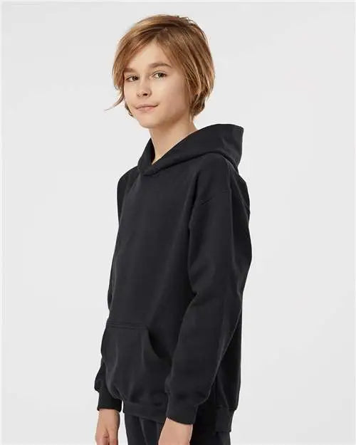Tultex 320y Youth Hooded Sweatshirt - Black