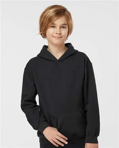 Tultex 320y Youth Hooded Sweatshirt - Black
