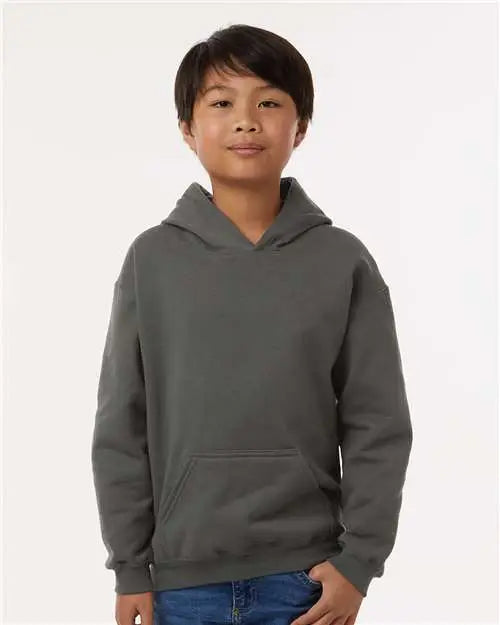 Tultex 320y Youth Hooded Sweatshirt - Charcoal