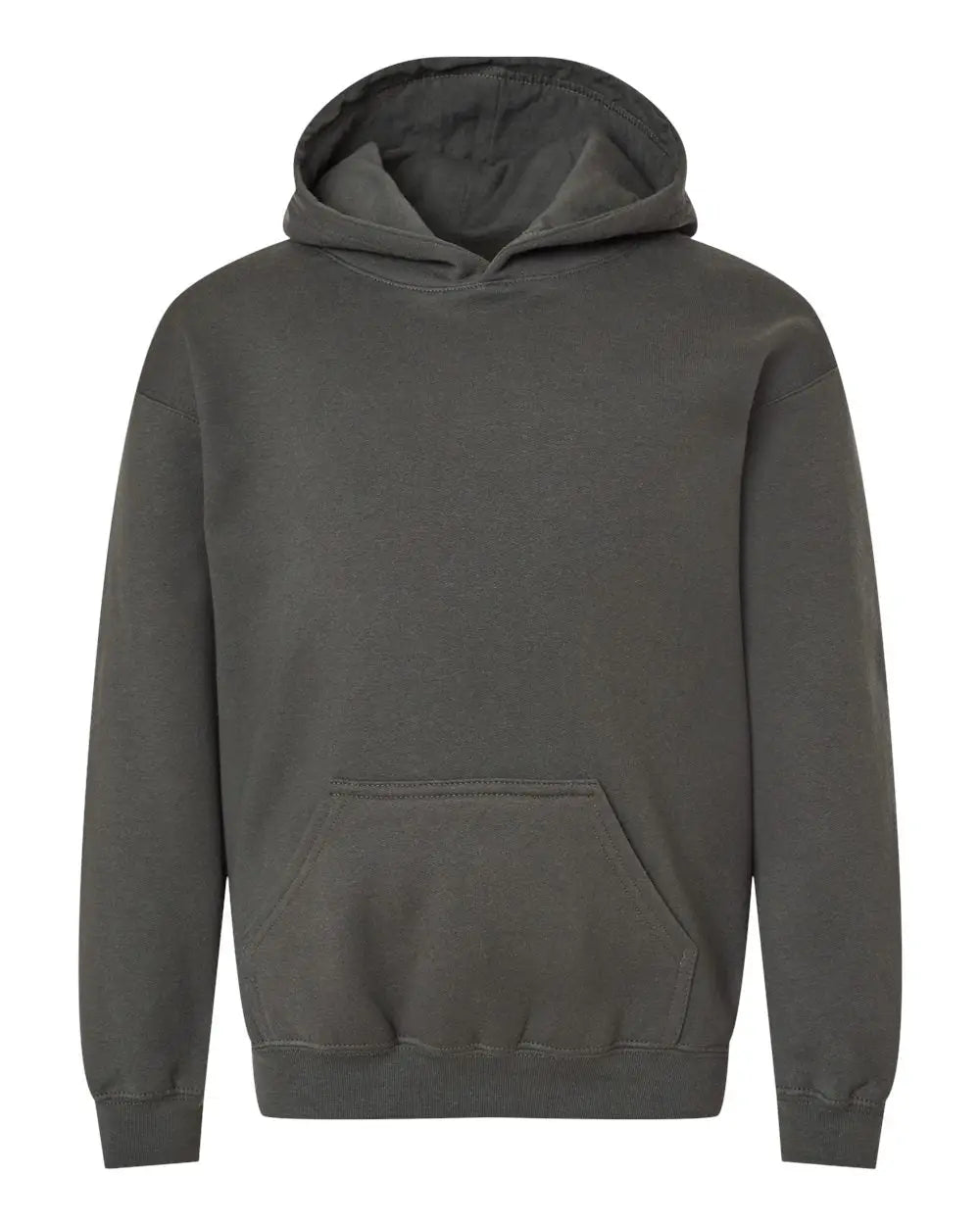 Tultex 320y Youth Hooded Sweatshirt - Charcoal - Xs