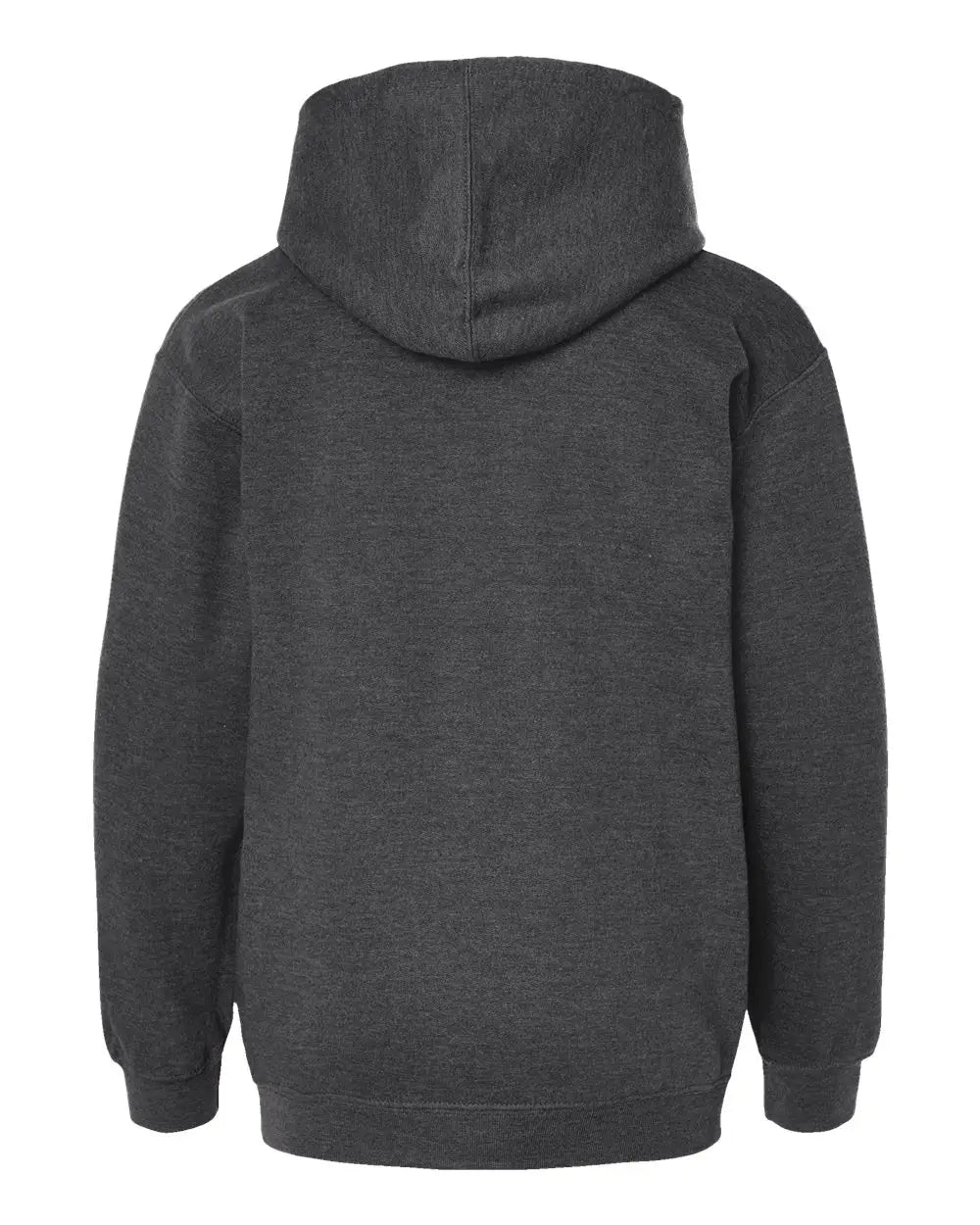 Tultex 320y Youth Hooded Sweatshirt - Heather Charcoal