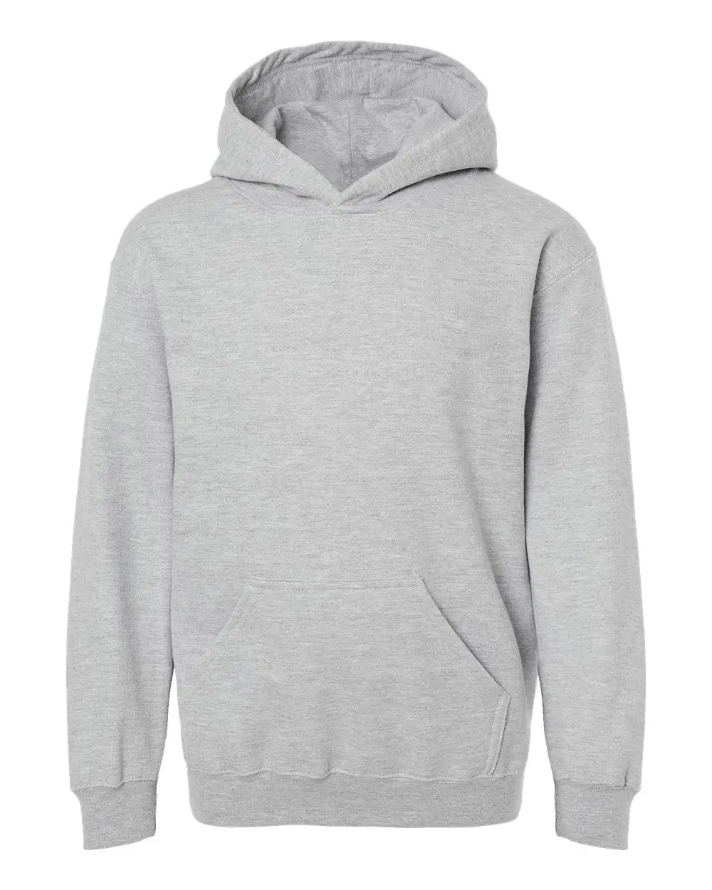 Tultex 320y Youth Hooded Sweatshirt - Heather Grey - Gray / Xs