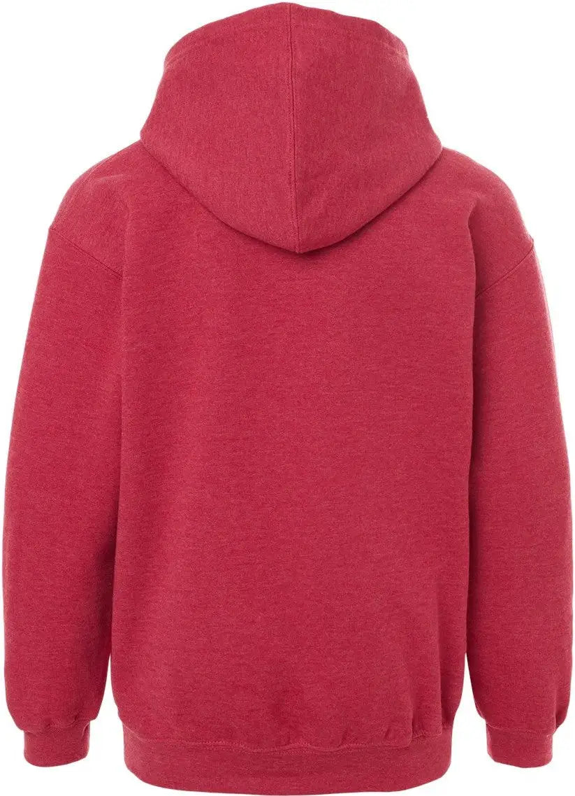 Tultex 320y Youth Hooded Sweatshirt - Heather Red - Xs