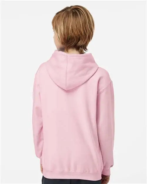 Tultex 320y Youth Hooded Sweatshirt - Light Pink