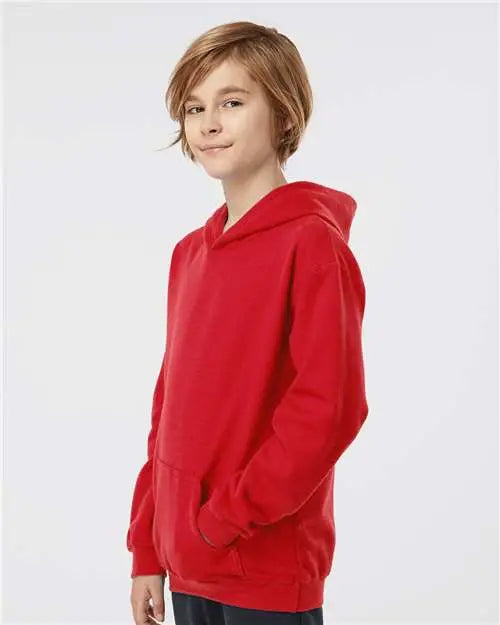 Tultex 320y Youth Hooded Sweatshirt - Red