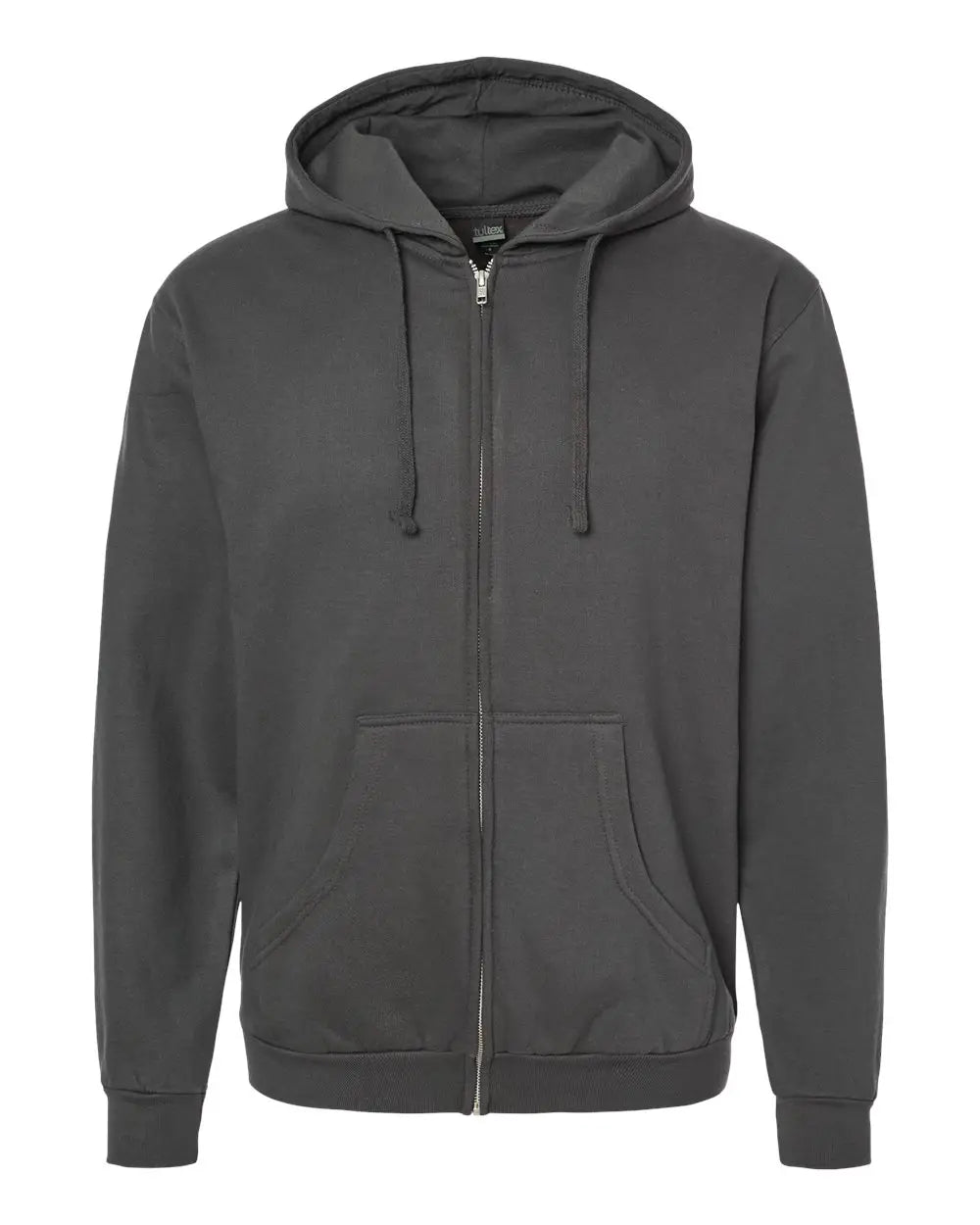 Tultex 331 Full-zip Hooded Sweatshirt - Charcoal