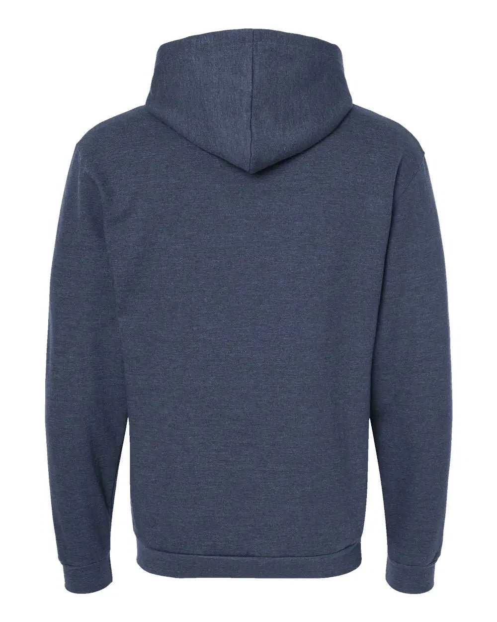 Tultex 331 Full-zip Hooded Sweatshirt - Heather Denim