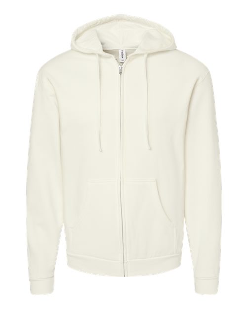 Tultex 331 Full-zip Hooded Sweatshirt - Natural