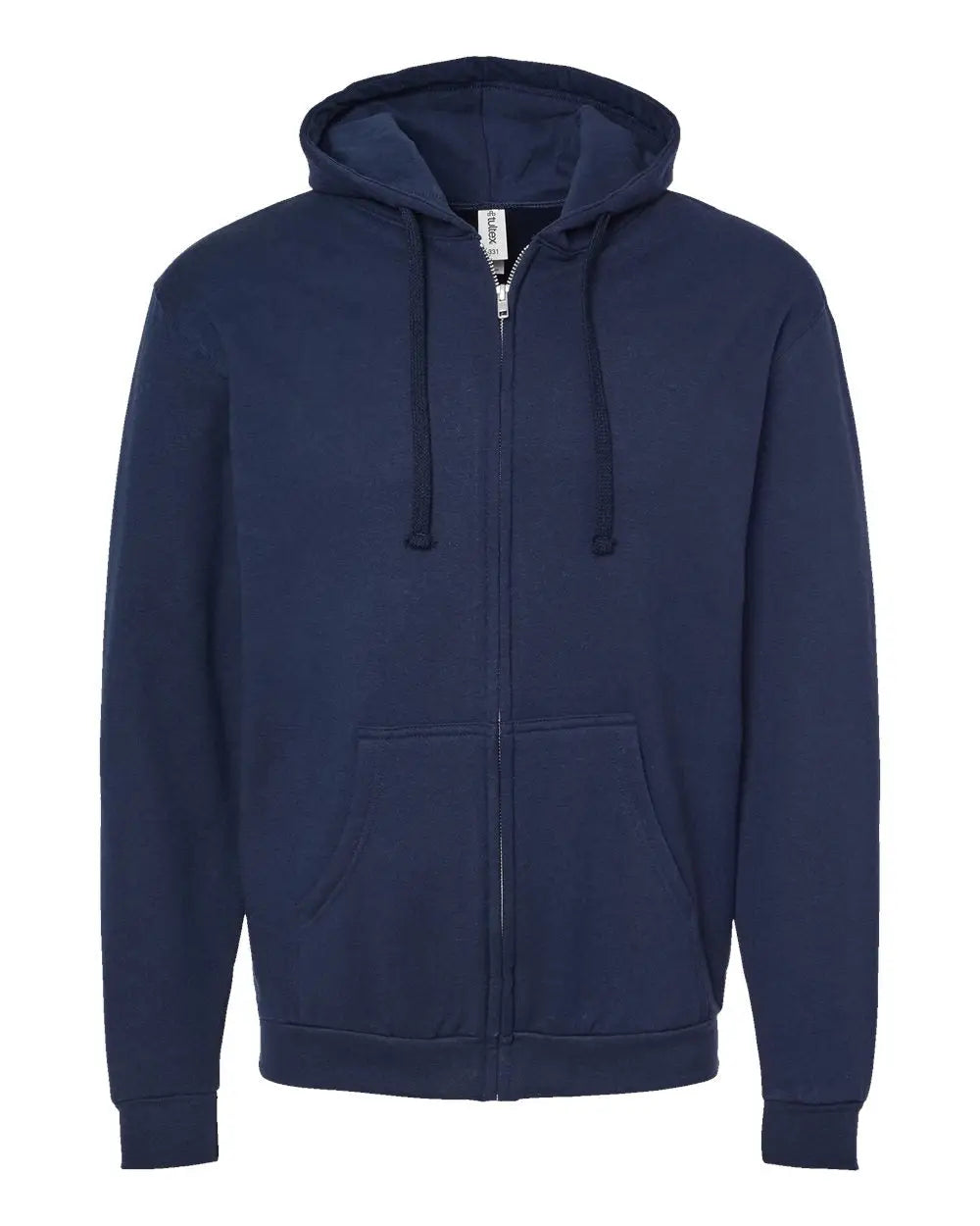 Tultex 331 Full-zip Hooded Sweatshirt - Navy