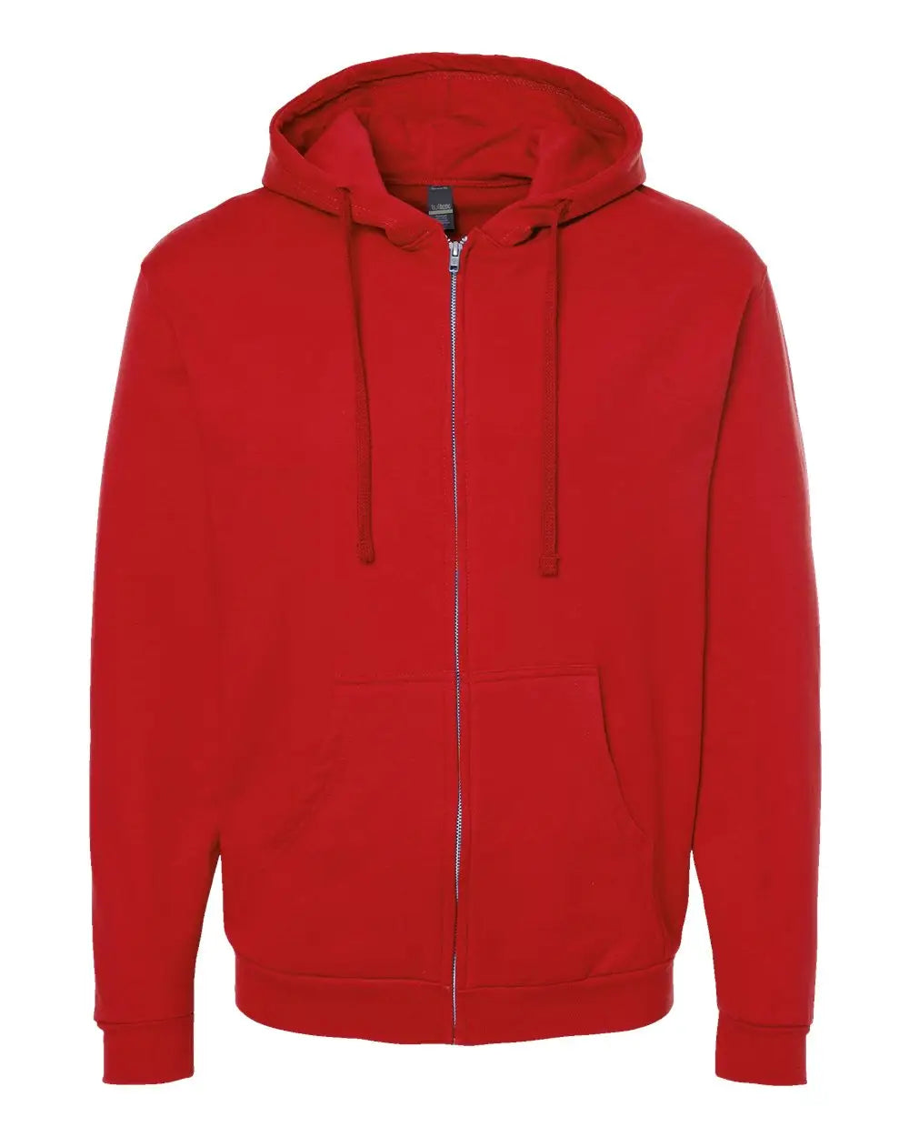 Tultex 331 Full-zip Hooded Sweatshirt - Red - Adult Xs