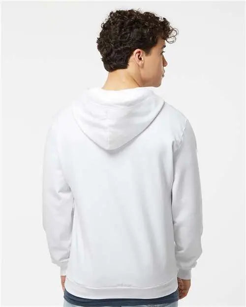 Tultex 331 Full-zip Hooded Sweatshirt - White