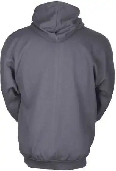 Tultex 331 Unisex Full Zip Hooded Sweatshirt Charcoal