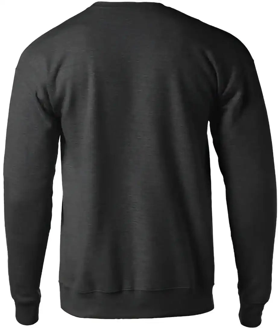Tultex 340 Unisex Fleece Crewneck Sweatshirt Heather Charcoal