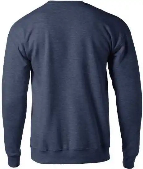 Tultex 340 Unisex Fleece Crewneck Sweatshirt Heather Denim