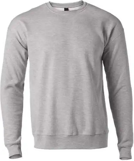 Tultex 340 Unisex Fleece Crewneck Sweatshirt Heather Grey