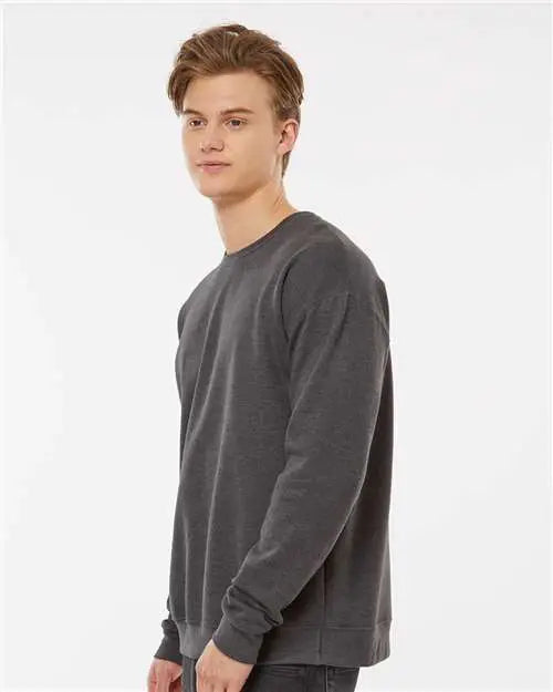 Tultex 340m Fleece Crewneck Sweatshirt - 340 - Heather Charcoal
