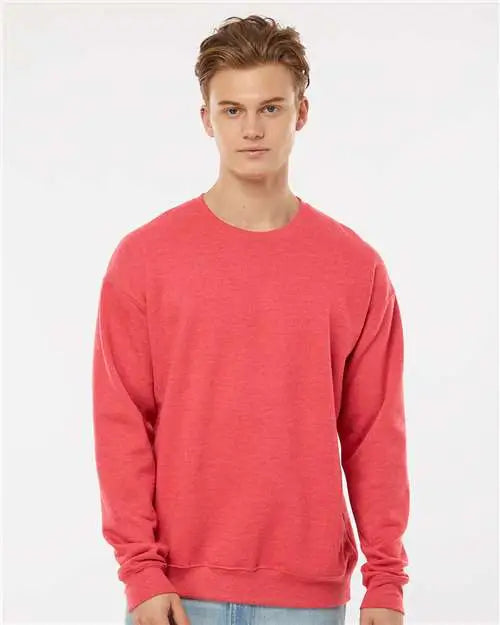 Tultex 340m Fleece Crewneck Sweatshirt - 340 - Heather Red