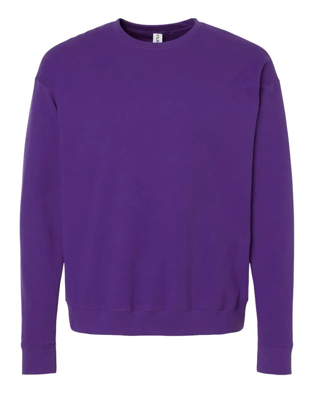 Tultex 340m Fleece Crewneck Sweatshirt - 340 - Purple - Adult Xs