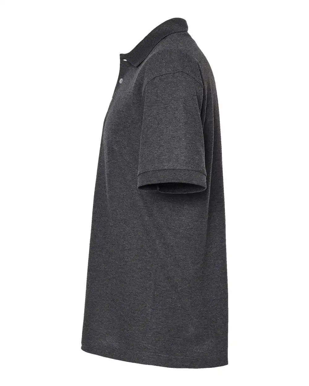 Tultex 400m 50/50 Sport Pique Polo - 400 - Heather Charcoal