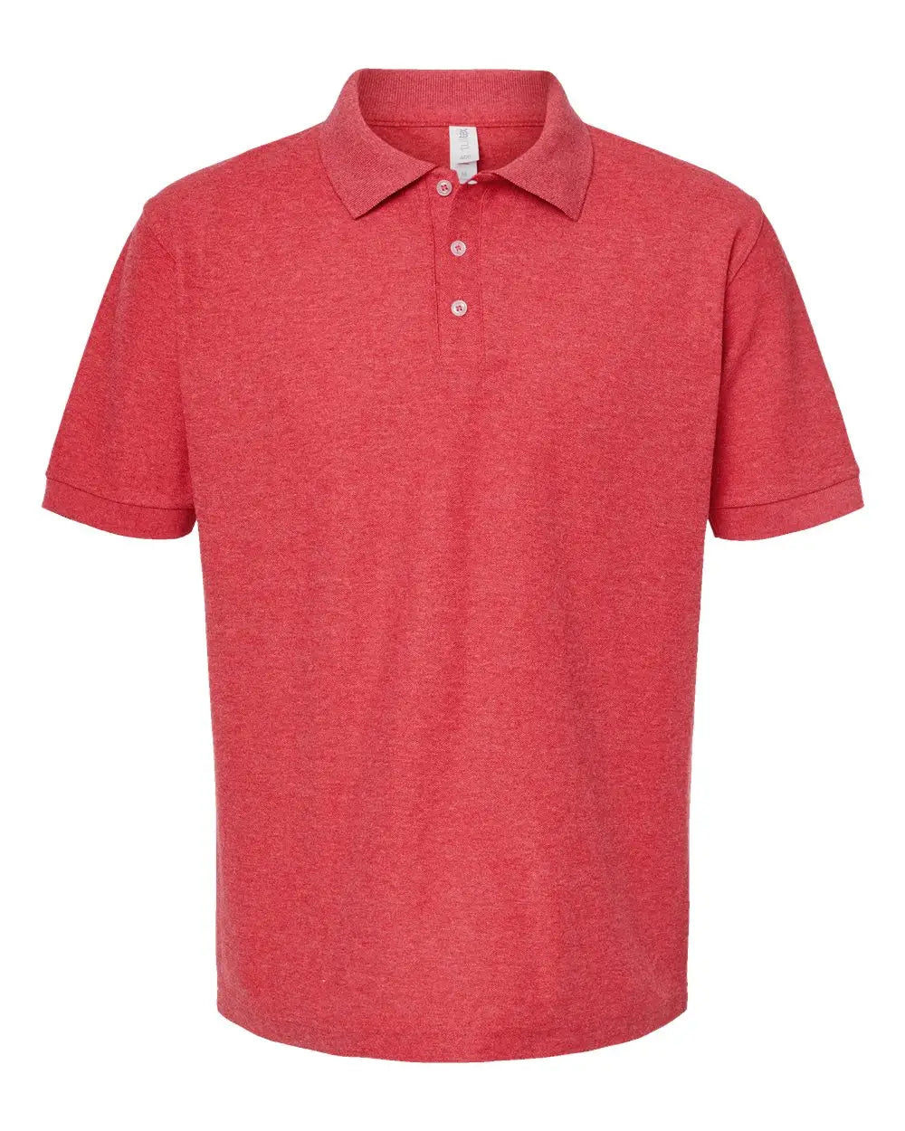 Tultex 400m 50/50 Sport Pique Polo - 400 - Heather Red - Adult s