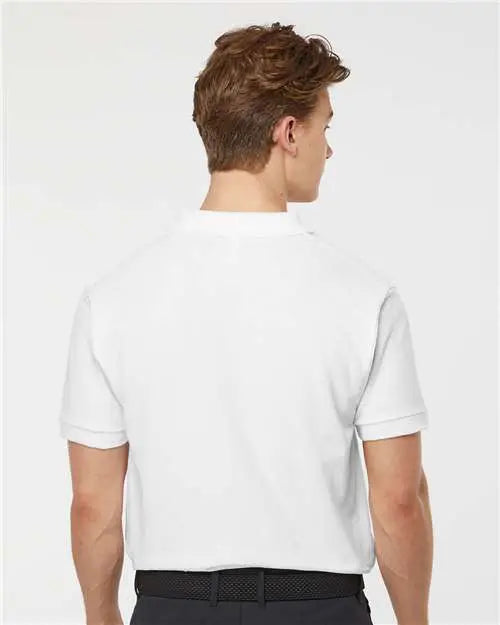 Tultex 400m 50/50 Sport Pique Polo - 400 - White