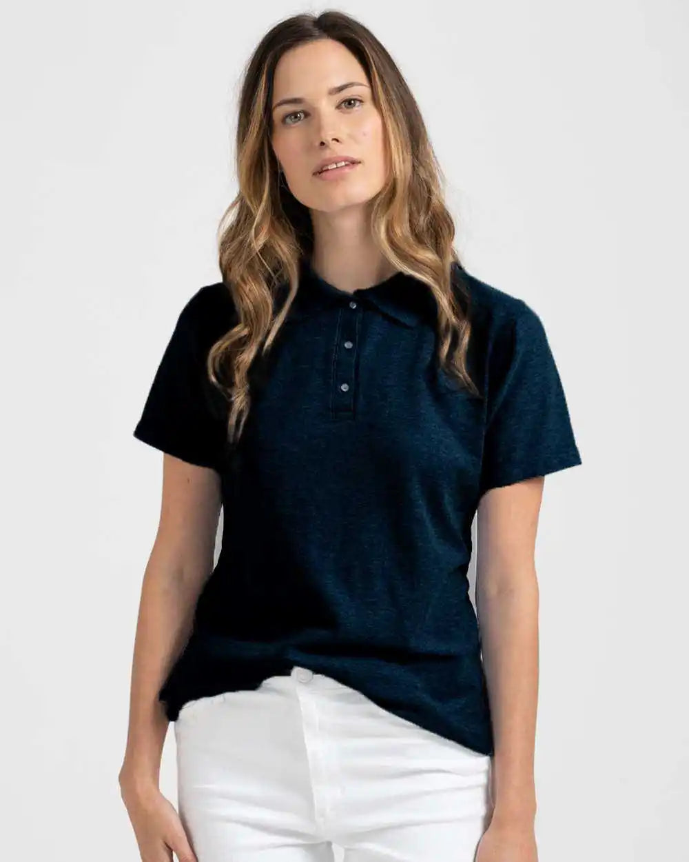 Tultex 401 Women’s 50 Sport Polo Navy