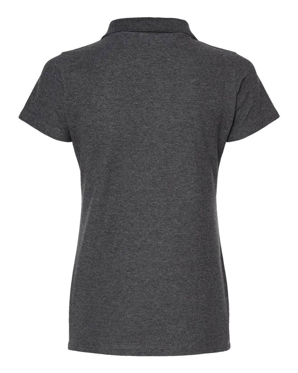Tultex 401m Women’s 50/50 Sport Pique Polo - 401 - Heather Charcoal - Ladies s