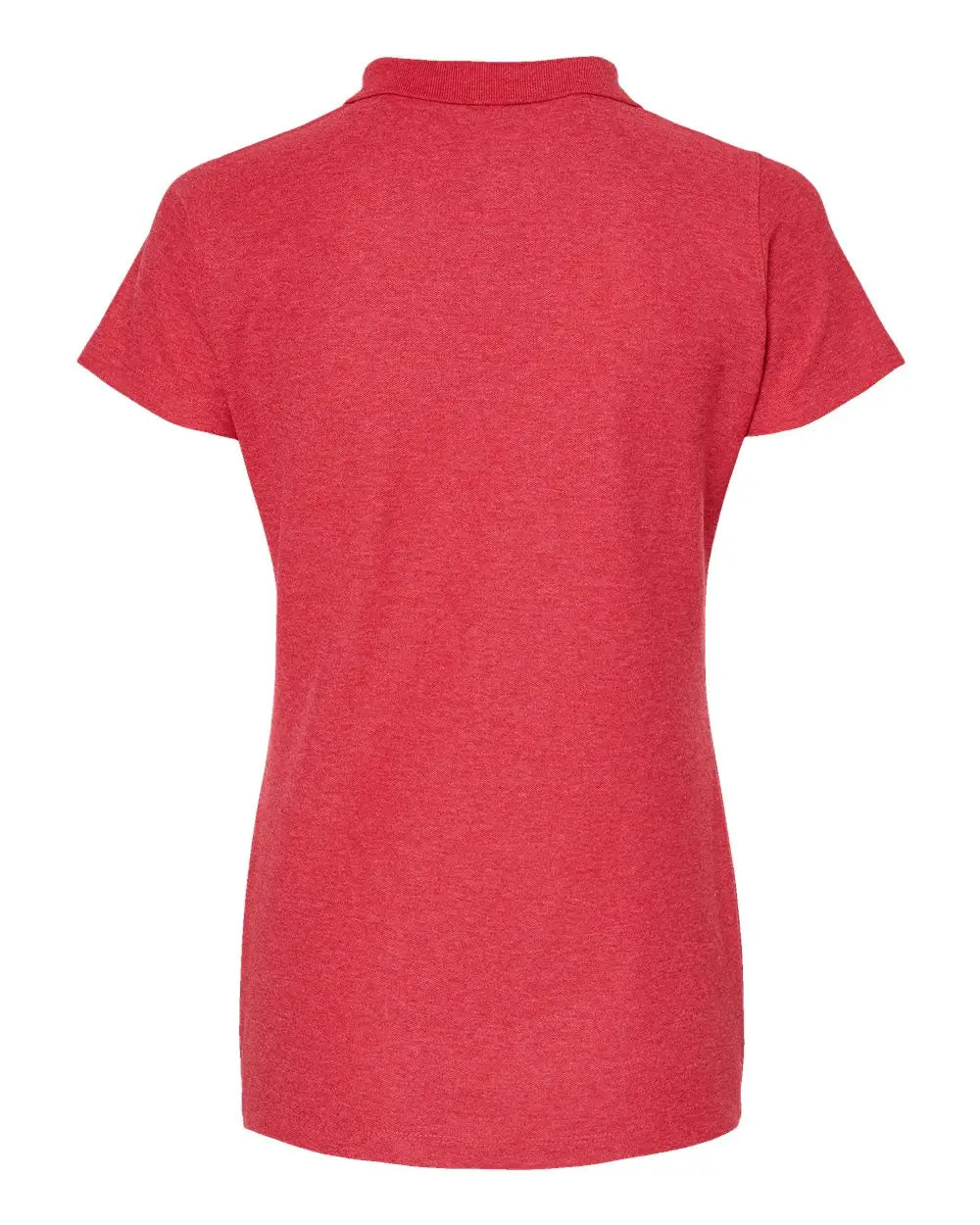 Tultex 401m Women’s 50/50 Sport Pique Polo - 401 - Heather Red
