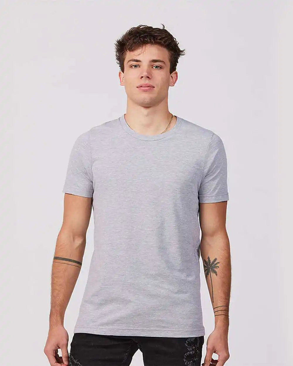 Tultex 502 Premium Cotton T-shirt - Heather Grey