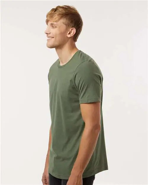 Tultex 502n Combed Cotton T-shirt - 602 - Military Green