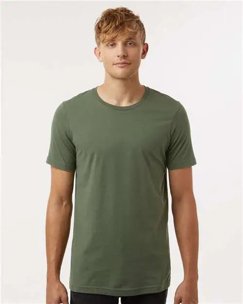 Tultex 502n Combed Cotton T-shirt - 602 - Military Green