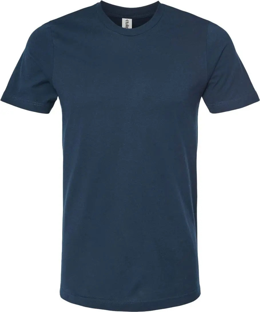 Tultex 502n Combed Cotton T-shirt - 602 - Navy Blue - Adult Xs