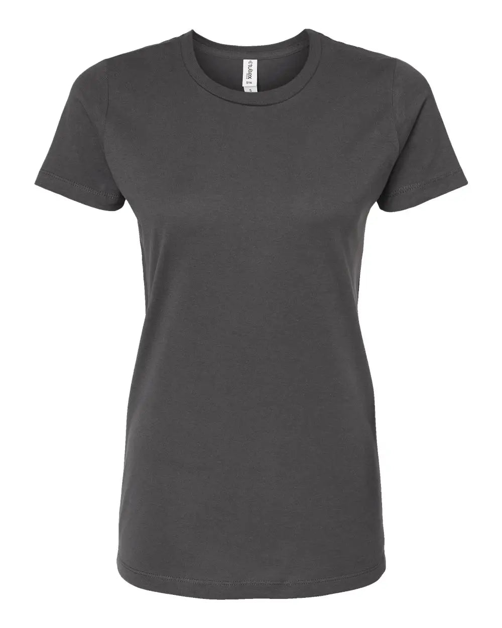 Tultex 516 Women’s Premium Cotton T-shirt - Charcoal - Dark Gray / Xs