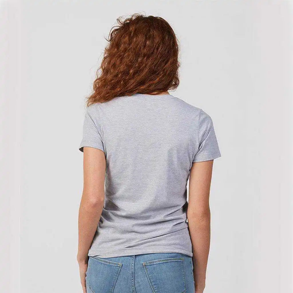 Tultex 516 Women’s Premium Cotton T-shirt - Heather Grey
