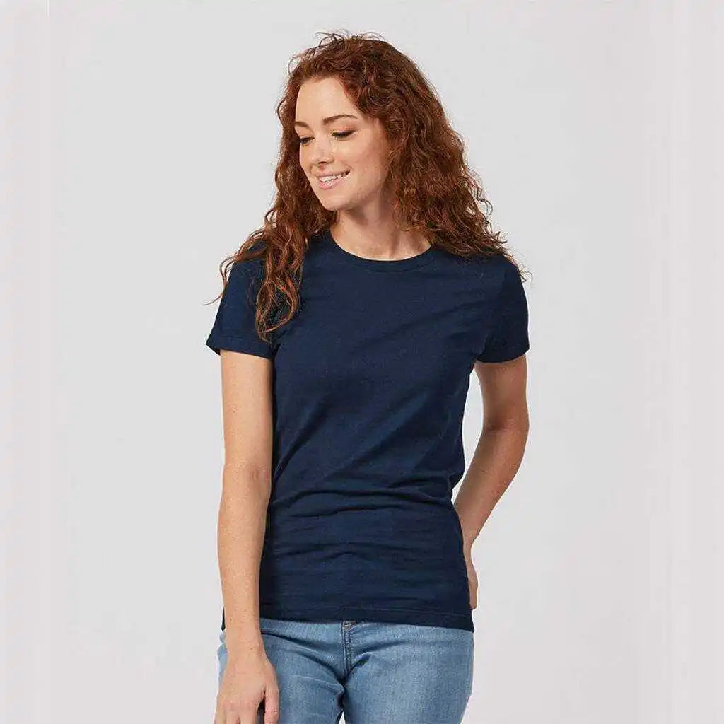Tultex 516 Women’s Premium Cotton T-shirt - Navy